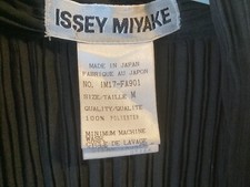 Issey Miyake Black Long Cardigan Coat