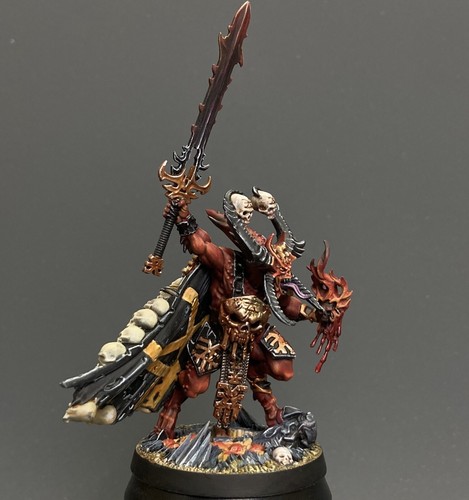 Warhammer 40K Blades Of Khorne: Skulltaker Painted Chaos Daemons GW Army 40,000 - Picture 5 of 6