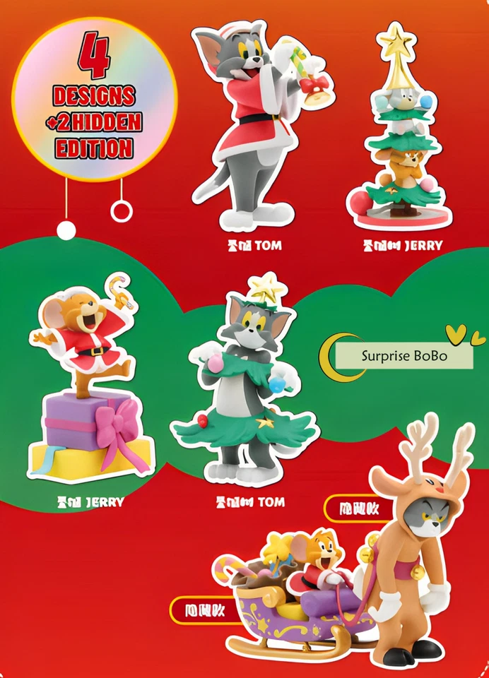 52TOYS Tom And Jerry Merry Christmas Series Blind Box Confirmed Figure Hot Toy - Image 3 of 4