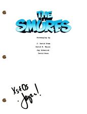 Jayma Mays Signed The Smurfs Autograph Movie Script Full Screenplay COA Jayma Mays Signed The Smurfs Autograph Movie Script Full Screenplay COA