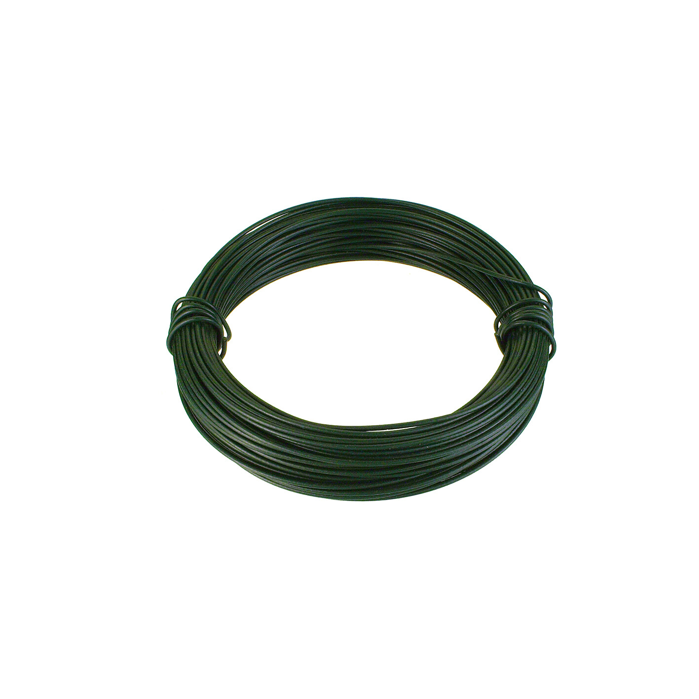 Filo di ferro zincato rivestito PVC verde Ø 3,0 mm. 100 mt.