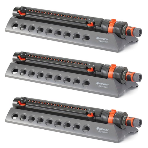 Gardena Aquazoom Oscillating Lawn Sprinkler 3 Pack Bundle With 1 Water Timer Ebay