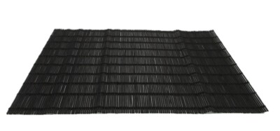 10 Platzsets Platzmatte aus Bambus 45 x 30 cm dunkelbraun Platzdecke Tischdeko