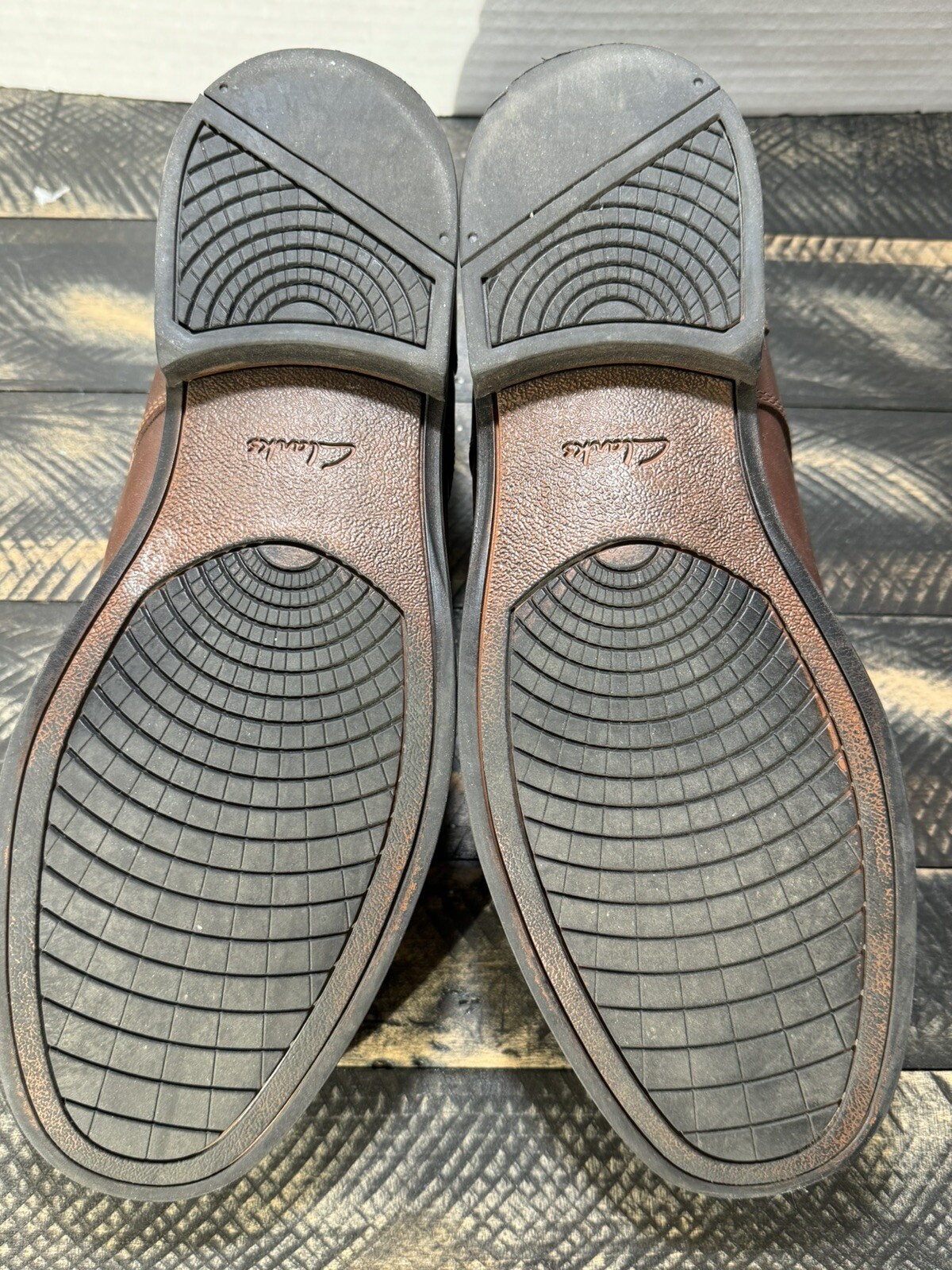 SAOLA Scarpe eleganti Clarks uomo 8 1 2 M BEESTON STRIDE Oxford pelle marrone stringate