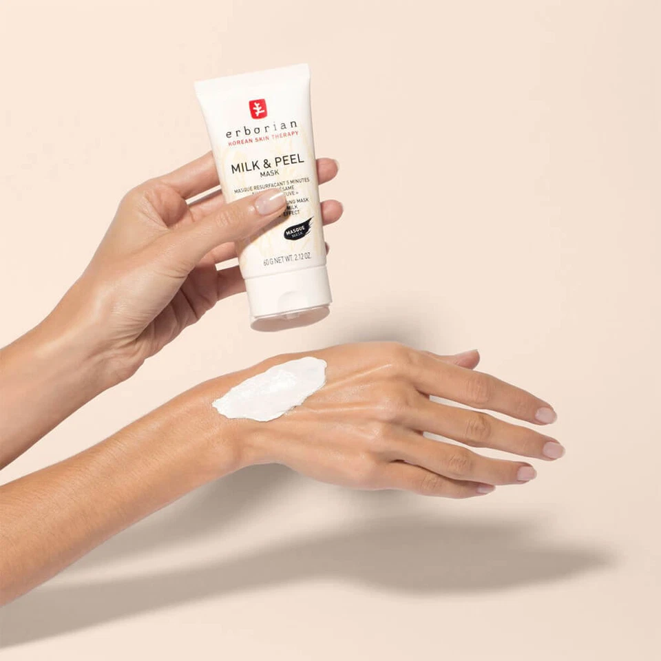 ERBORIAN Milk and Peel Resurfacing Mask Enriched with Sesame Oil *CHOOSE SIZE* - Image 2 of 3