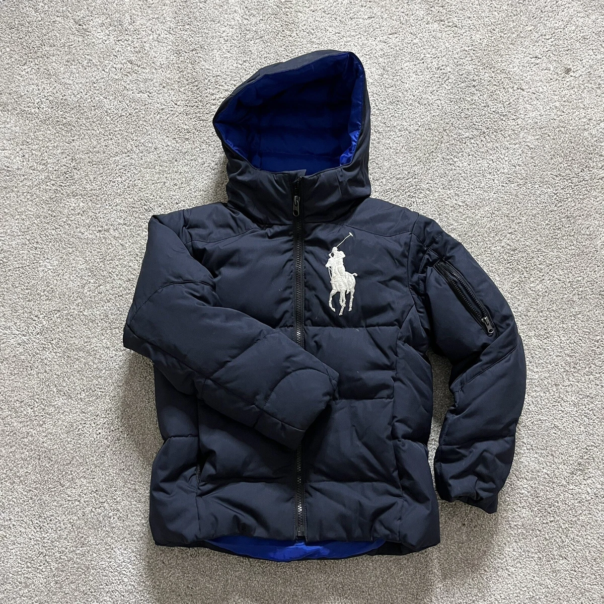 Blue ralph lauren coat sale