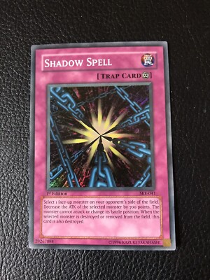 rare yugioh spell and trap cards Anti-Spell Fragrance (Platinum Secret Rare) - RA02-EN076 - Platinum Secret check your opponents hand and Deck and if you find any Spell Cards of the same name as the destroyed Spell Card SHADOW SPELL TRAP CARD RARE