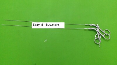 2 PCs Hysteroscopy Semi Regid Scissor Grasper 5fr 40cm Laparoscopic Instruments