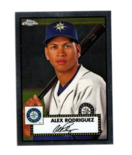 2021 Topps Chrome Baseball Platinum Anniversary Alex Rodriguez Base #689