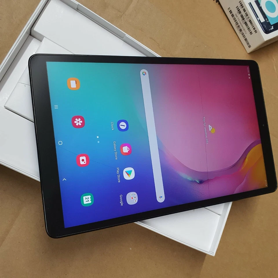  SAMSUNG Galaxy Tab A (2019) 32 GB Black (Hair line crack) 10.1'' (Tablet only)  - Image 2 of 4