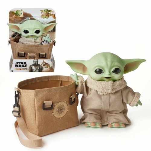 STAR WARS Mandalorian Baby Yoda THE CHILD With SOUNDS AND CARRYING BAG Grogu - Picture 1 of 1