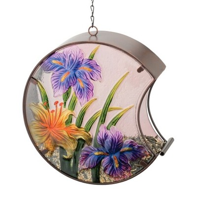 Regal Hand Painted Bird Feeder Iris 657641116883 Ebay