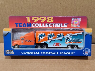 Miami Dolphins 1998 Team Collectible Die-Cast Semi Truck