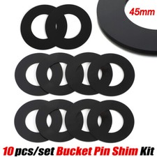 10PCS 45mm Bucket Pin Shim Kit For Excavator Skid Steer Cat Bobcat Komatsu Deere
