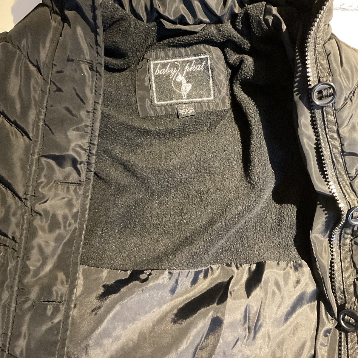【激レア】 baby phat ダウンジャケット　ブラック　ファー付 Baby Phat Re-Issues Iconic Puffer Jackets for Brand's 25th