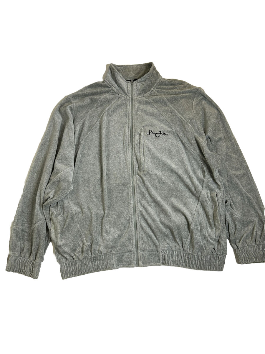 2000s Vintage Sean John Gray Grey Zip Track Jacket Men XL 2000s Vintage Sean John Gray Grey Zip Track Jacket Men XL