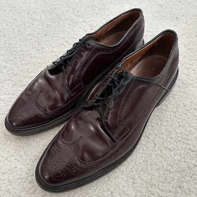 Allen Edmonds 9147 MacNeil Men s Cordovan Burgundy Shoes Size 12 C
