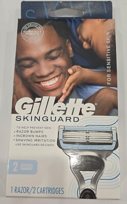 Gillette SkinGuard Men's Razor Handle and 2 Blade Refills
