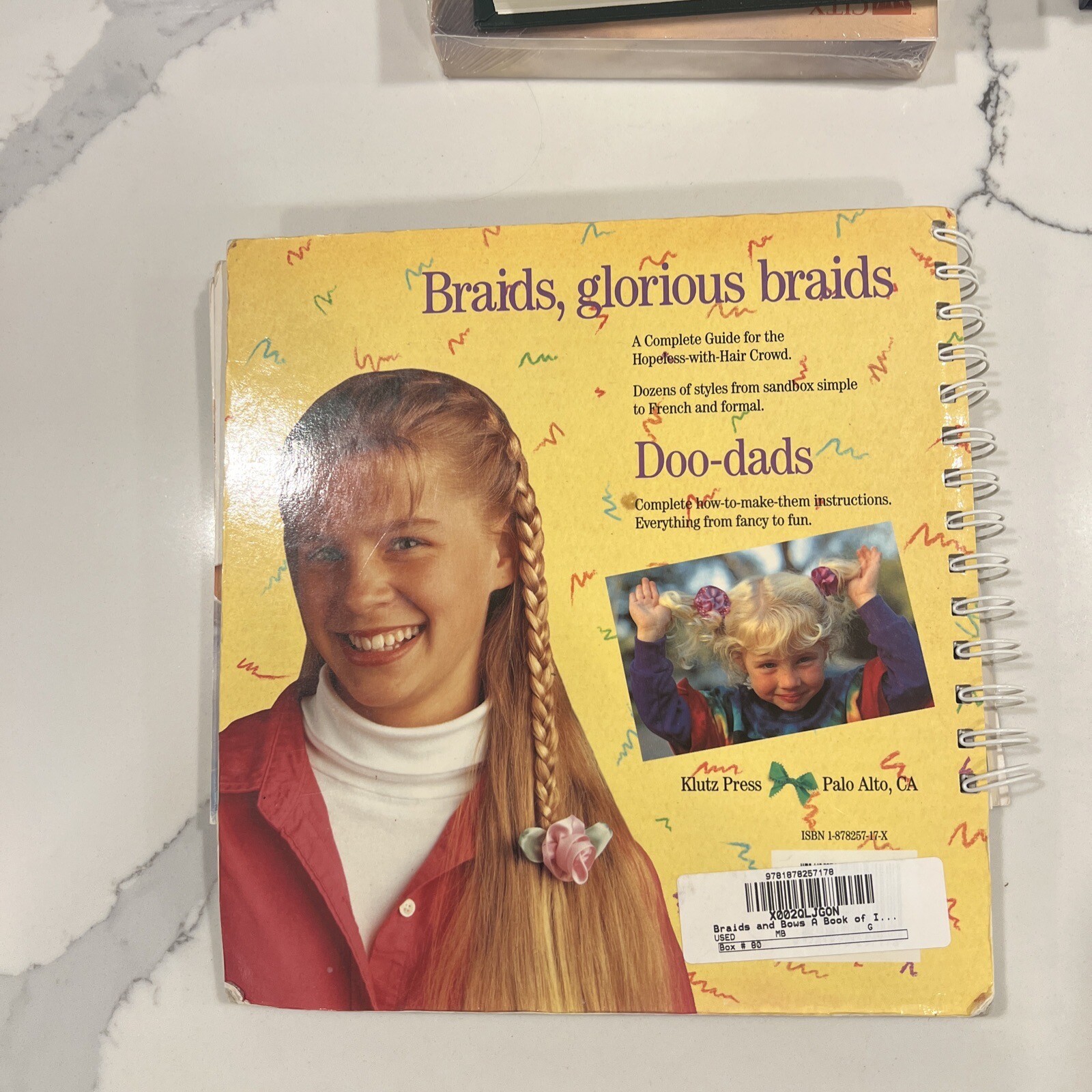 Braids & Bows Book of Instruction, Klutz Press 1992 Akers Johnson & Stoneking eBay