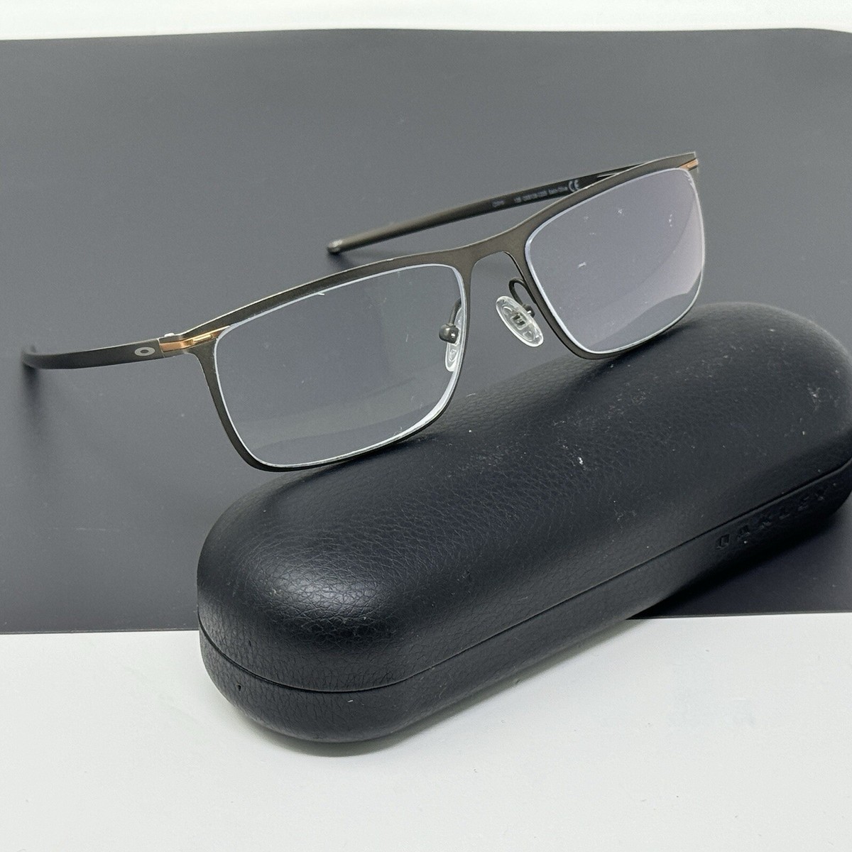 Oakley Tie Bar OX5138-0255 Men Satin Olive Full Rim Rectangular