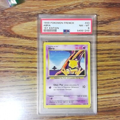 French Base Abra 43/102 Graded Pokemon Card - PSA 8 1st Edition | eBay  Australia
