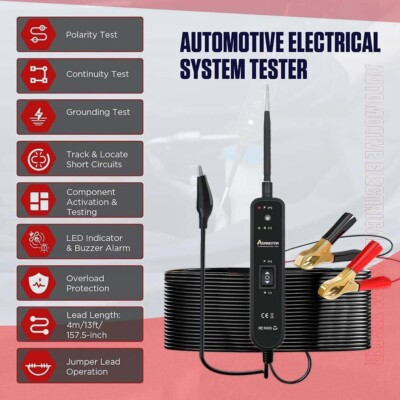#ad Digital Automotive Car Power Probe Circuit Electrical Tester Test Device System $16.71