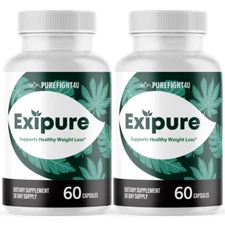 Exipure Supports Healthy Weight Loss Dietary Supplement 60 Capsules - 2 Bottles