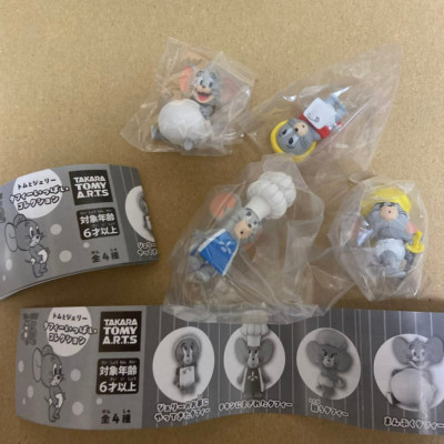 Tom and Jerry Taffy Full Collection 4 Types (Gacha Gasha Complete) Capsule 1219Y