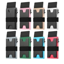 Minimalist Wallet with Pop-up Card Holder RFID Protection & Fast Card Access