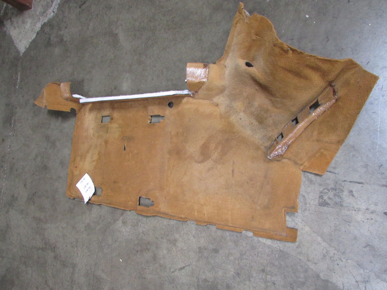 Ferrari F430, LH, Left Front Floor Carpet, Beige, Used P/N 68509590