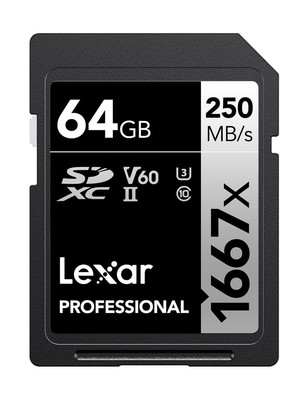 64GB Professional 1667x SDXC Memory Card, UHS-II, C10, U3, V60, Full-HD & 4K ...
