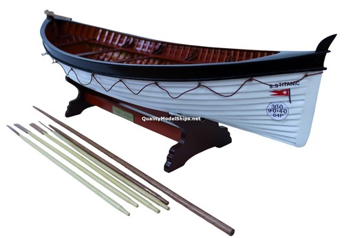 Titanic’s Rettungsboot Modell 24" Klinkerrumpfbau - Bild 1 von 10
