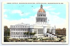 Postcard Capitol Building Havana Cuba Made In USA