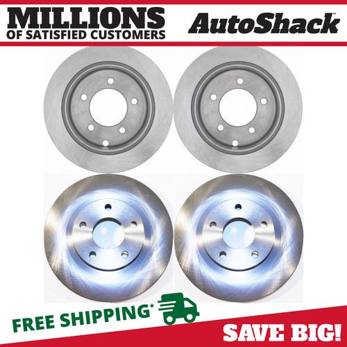 Front & Rear Brake Rotors Set of 4 for Jeep Patriot Compass Dodge