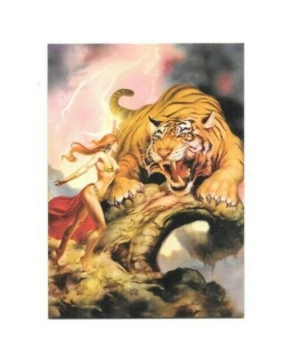 2003 THE ARTWORK OF BORIS & JULIE STROKES OF GENIUS PROMO CARD P2 FREE SHIPPING