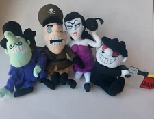 Rocky And Bullwinkle And Friends Vintage 1999 Stuffins Plush Lot Of 4