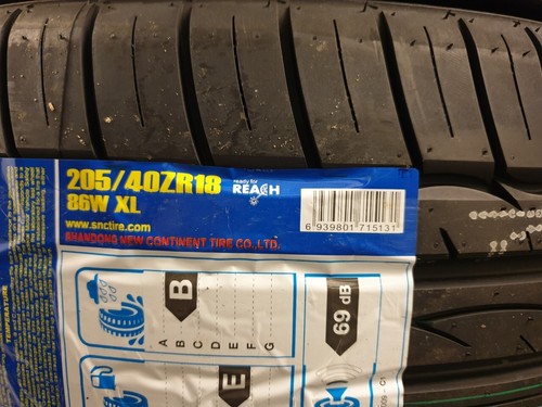 4X NEW COMFORSER SPORT 205/40 ZR18 XL 86W CAR TYRES 205 40 18 D+B ...