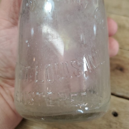 Milk Bottle St. Clair Dairy CO East St Louis ILL Registered Meyer Blanke Co 1 PT - Picture 4 of 11