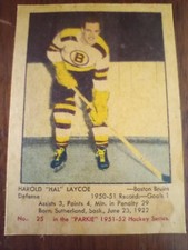 1951-52 Parkhurst set break #25 Harold 