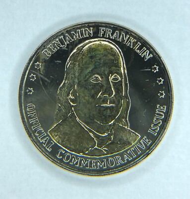 フランクリンミント　THE COINS OF THE AMERICAN Benjamin Franklin Official Commem Issue Mint Double Eagle Gold