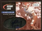 Anthony Lucas signed autograph auto 2000 SAGE Football card 535/999