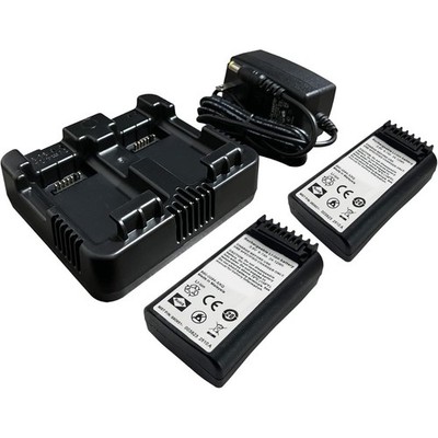 2PCS NIVO 2M/5M/2C/3M/1M Dual Charger & Battery Set For Nikon Total Stations