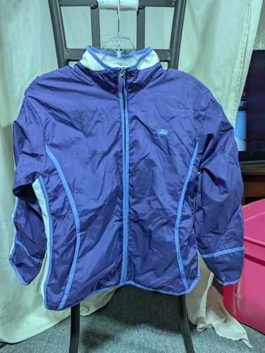 Vintage hanes sport girls large 10/12 2 piece warm up outfit purple wind suit - Picture 10 of 12