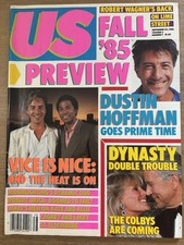 US Magazine September 23 1985 Fall Preview Miami Vice Dustin Hoffman Dynasty