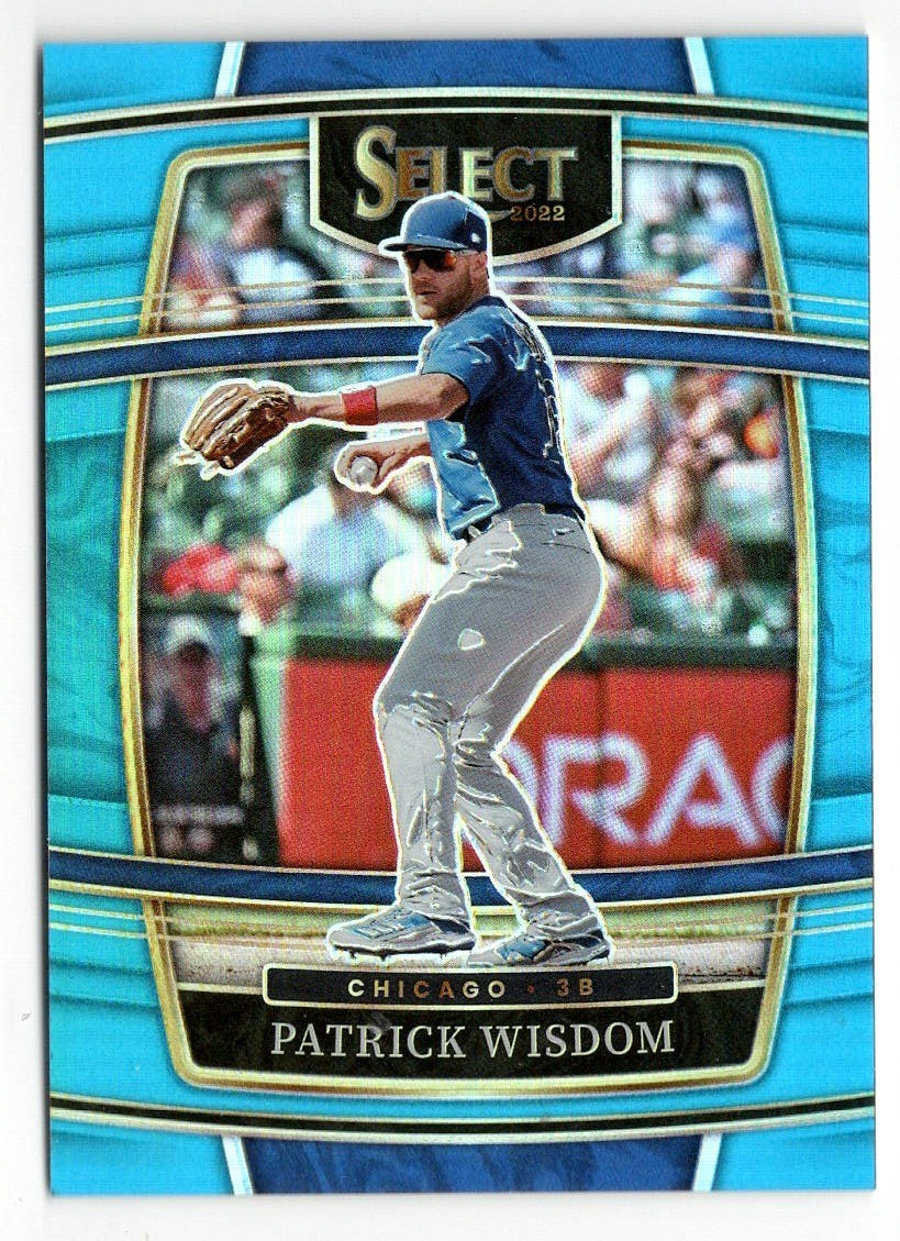 2022 Panini Select #96 Patrick Wisdom Light Blue Prizm SP Parallel #/149 | Cubs