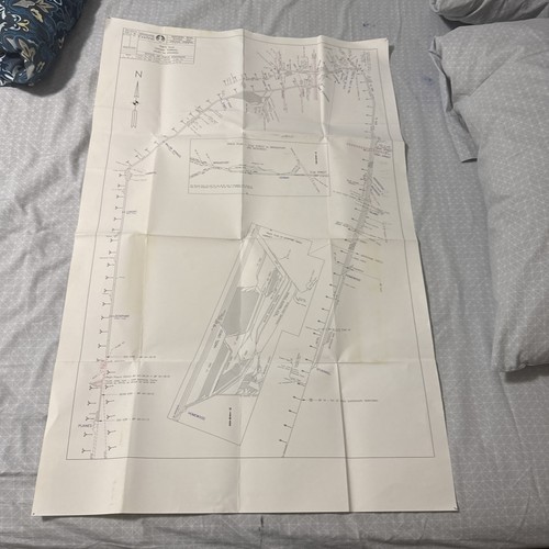 Illinois Central Chicago Terminal Track Plan 11/29/1995 Very Unique MUST SEE