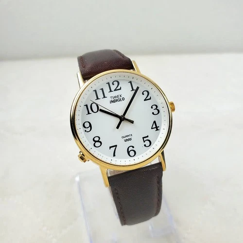 VINTAGE TIMEX INDIGLO EASY READER T D6 WATER RESISTANT QUARTZ MEN'S WATCH