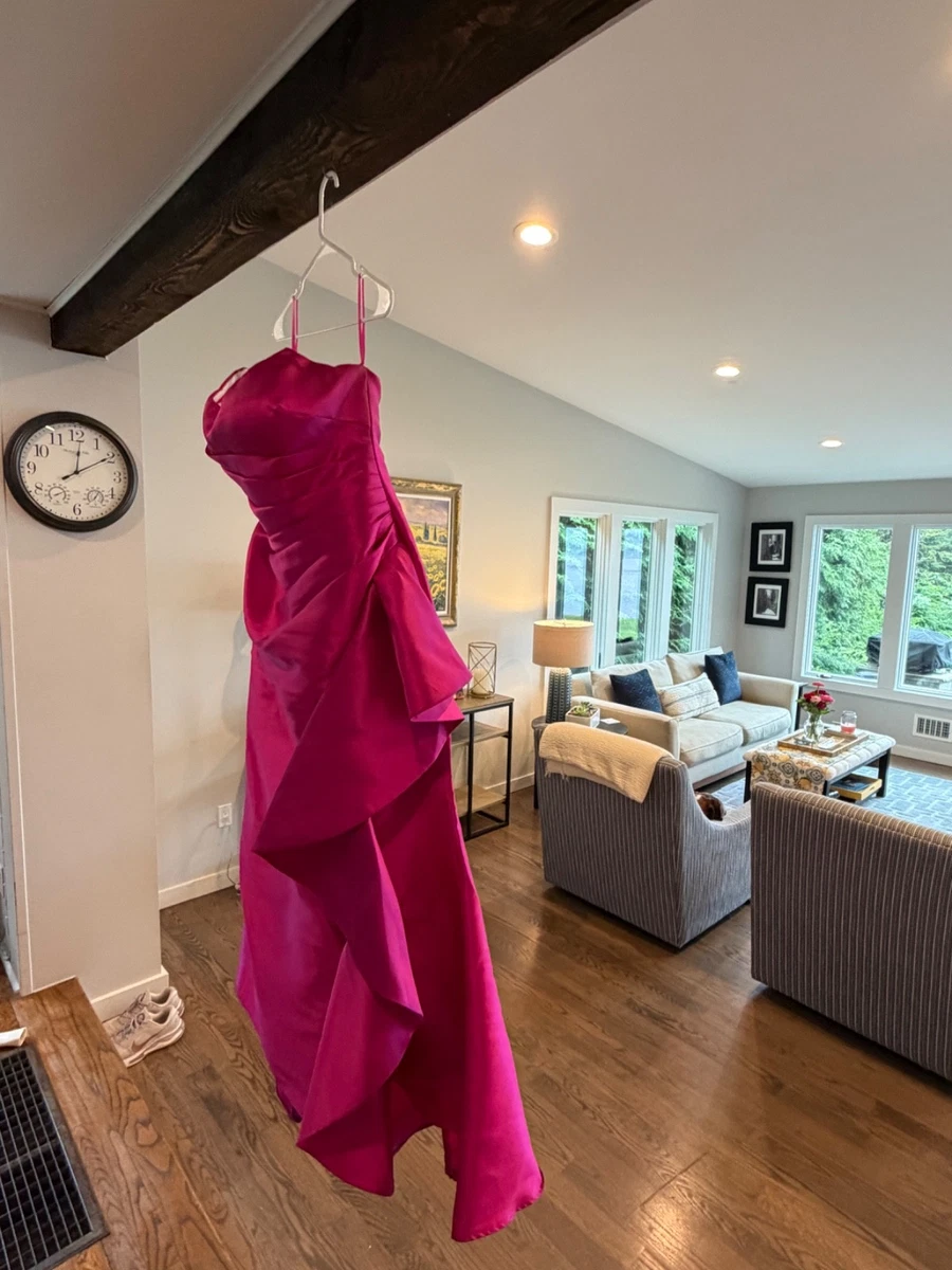 hot pink dresses for mother of the bride New Lace Mother Gowns Wedding Party Tea Length Upgrade your mother of the bride look with our Long Cap Sleeve Embellished Asymmetric Neckline Dress Aayomet Mother Of The Bride