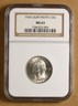 1934 P Washington Silver Quarter 'Light Motto' NGC MS63 Philadelphia Washington