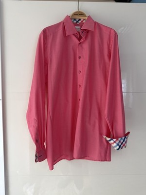 Olymp Luxor  Hemd Herrenhemd  42 16,5 modern fit pink rosa Langarm Wie Neu